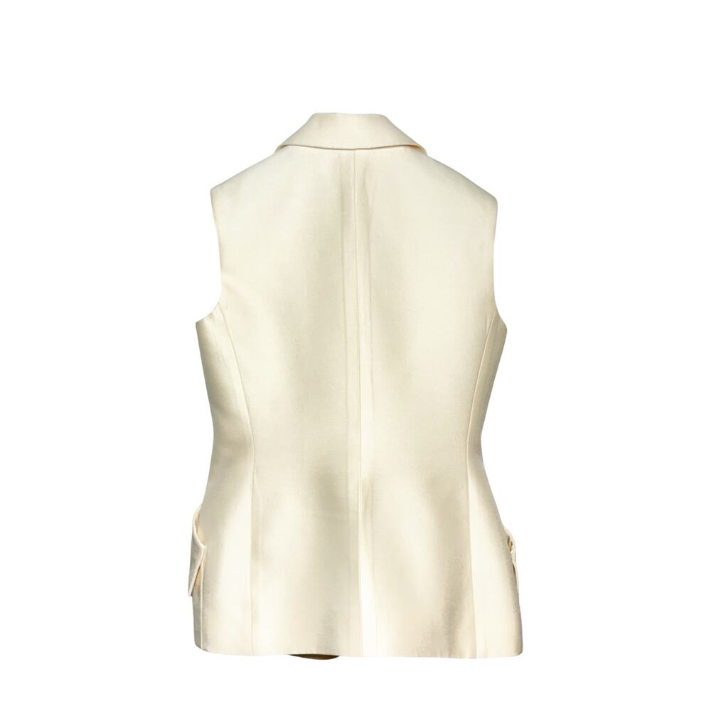 Christian Dior $4,100 Bar Vest In Ivory Size 34 EU 0-2 US XS - Picture 3 of 12